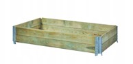 SOBEX Drvena povišena gredica za povrće 80x80x20 cm