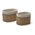 KAVE HOME Košare u setu 2 kom od morske trave 35x25x25 cm Tossa 