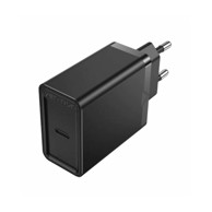 VENTION Zidni punjač, USB-C, 1 port, 30W, EU plug, crni