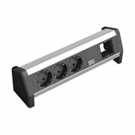 BACHMANN Stolni razdjelnik, Desk 1, 902.000, 3 utičnice, 1 prazno mjesto