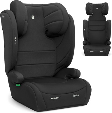 KIKKA BOO Autosjedalica i-Aid i-Size, Grupa 2/3, 15-36 kg, 100-150 cm, crna