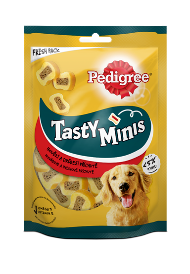 PEDIGREE Poslastica za pse Tasty Minis, govedina, 155 g