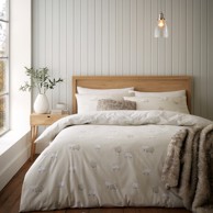 CATHERINE LANSFIELD Posteljina Sheep flanelska za bračni krevet 200x200 cm Bež