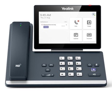 YEALINK VoIP telefon MP58-WH E2 Teams, LCD, Wi-Fi, sivi