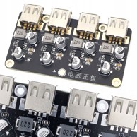ROSFIX Četverokanalni USB pretvarač napona 6–24 V na 5 V, 3 A po kanalu