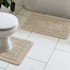 CATHERINE LANSFIELD Svjetlo smeđe kupaonske prostirke u setu 2 kom za WC 50x80 cm Armoni