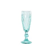 DKD HOME DECOR Čaša za vino, kristal, 150 ml, tirkizna