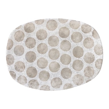 BLOOMINGVILLE Ukrasni pladanj 32x42 cm Felan