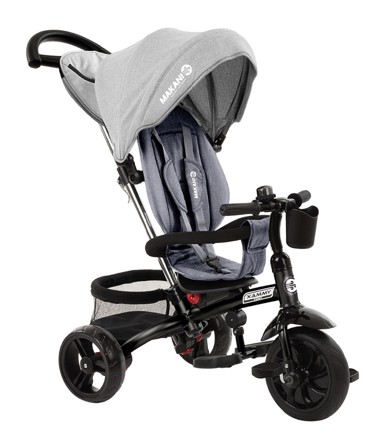 MAKANI Tricikl Xammy, svijetlo siva