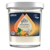 GLADE Aromatherapy, mirisna svijeća, Pure Happiness, naranča i cvijet nerolija, 170 g