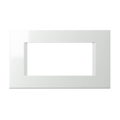 TEM MODUL Okvir Line OL40, 4 mjesta, PW bijeli