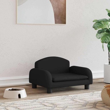 Krevet za pse od tkanine, 50 × 40 × 30 cm, crna