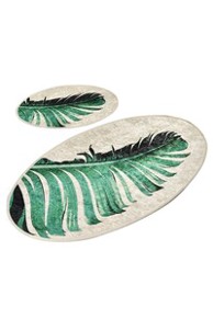 Kupaonski set tepiha Green 50x60cm i 60x100cm, 2/1
