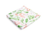 SENSILLO Pelena, muslin 70x80 cm, flamingo
