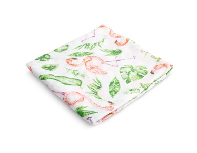 SENSILLO Pelena, muslin 70x80 cm, flamingo