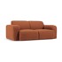MICADONI HOME Smeđa sofa od bouclé tkanine 170 cm Molino, 170x95x72 cm