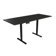 WHITE SHARK Gaming stol Eclipse, električno podesiv, 180x75x71–116 cm, crni