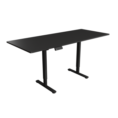 WHITE SHARK Gaming stol Eclipse, električno podesiv, 180x75x71–116 cm, crni