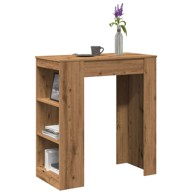 Barski stol s držačima, 95 x 47 x 103,5 cm, drvo, artisan hrast