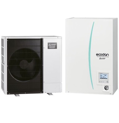 MITSUBISHI ELECTRIC Dizalica topline, Zubadan PUD-SHWM100VAA/ERSD-VM2D, 8 kW