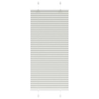 Roleta plisirana, 55x150 cm, širina tkanine 54,4 cm, svijetlosiva