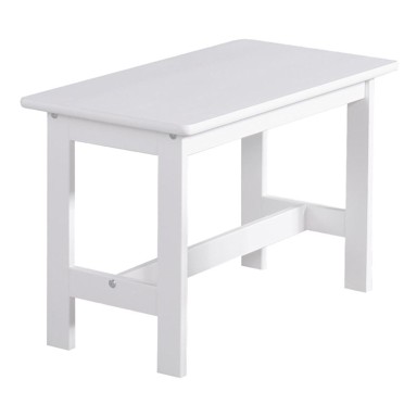 PINIO Bijeli dječji stolić izrađen od čvrste borovine Baby