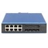 DIGITUS Switch Gigabit Ethernet PoE 8+4 SFP, industrijski