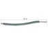 NEO-SPORT Donji stup za trampolin tip C, zeleni, kompatibilan s modelima 252–435 cm