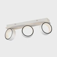 Reflektor, Albariza, 39586, LED, 3x5W, 3x650 lm, 3000K, D 475, bijela/krom