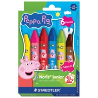 STAEDTLER Voštane boje Noris Junior Peppa Pig, jumbo, 6 boja