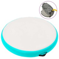 Gimnastička prostirka na napuhavanje 100x100x15 cm, zelena