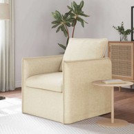 Sofa 60 cm metalna, krema