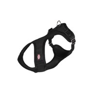 TRIXIE Oprsnica za pse Soft XXS-XS 28-40 cm/15 mm crna