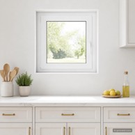 RISOR podrumski prozor PVC 70 x 70 cm, bijeli iznutra
