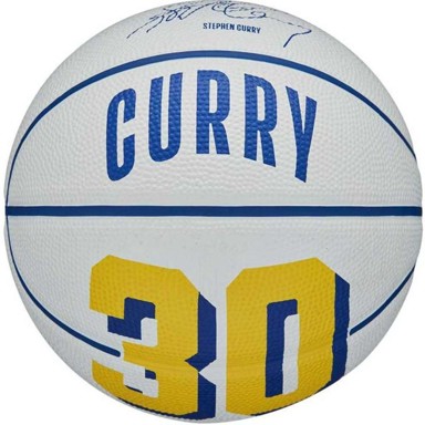 WILSON Košarkaška lopta PLAYER ICON MINI CURRY, bijela boja, veličina 3
