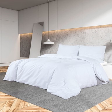 Zaštitna navlaka za krevet bijeli 155x220 cm lagana mikrovlakna