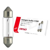 AMIO Halogene žarulje C10W Festoon 41 mm 12V 10W 10 kom