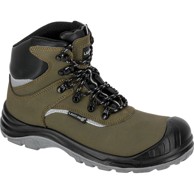 LAHTI PRO Radne cipele S3 SRC, nubuk, zeleno-crne, 42