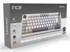 INCA Gaming tipkovnica IKG-455, USB + RF + Bluetooth, bijela
