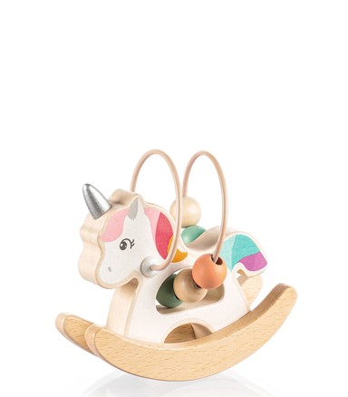 ZOPA Unicorn drvena igračka, rozi