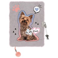 MY LITTLE FRIEND Dnevnik 9583, s ključem, A5, 96 listova, Grey York