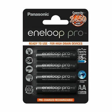 PANASONIC Baterije Eneloop Pro AA, Ready to Use, 4 kom