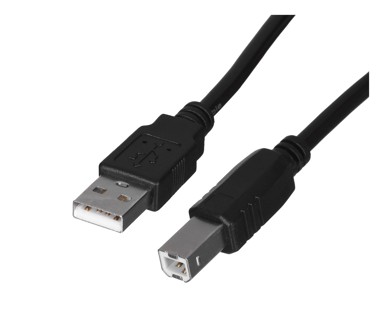LANBERG Kabel CA-USBA-10CC-0018-BK, USB-A na USB-B, 1,8 m, USB 2.0, crni