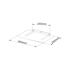 CABLETECH Zidni nosač za DVD/Blu-ray player i set-top box