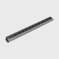 BACHMANN Razdjelnik napajanja, PDU, 300.002, 12x220V, PVC, 90°, vertikalni