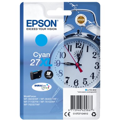 EPSON Tinta za printer DURABrite Ultra Ink 27 XL Cyan