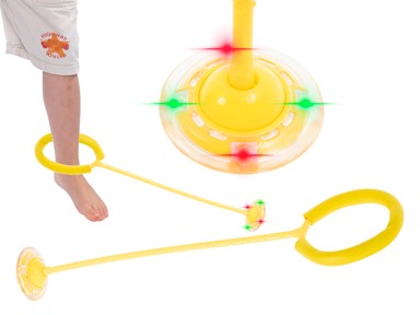 Hula Hoop za noge s LED svjetlima, žuti