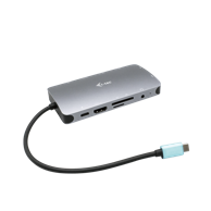 I-TEC Docking stanica C31NANODOCKVGAPD, USB-C, HDMI, VGA, 3x USB 3.0, RJ45, PD 100W, crna