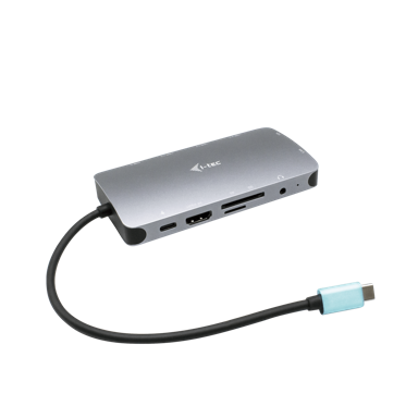 I-TEC Docking stanica C31NANODOCKVGAPD, USB-C, HDMI, VGA, 3x USB 3.0, RJ45, PD 100W, crna