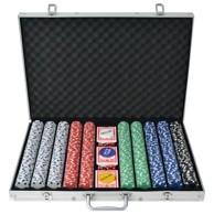 Set za poker, 1000 žetona, aluminij
